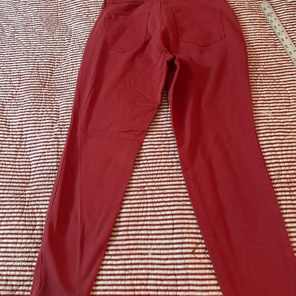Style & Co. Curvy Skinny Leg Pants in Vibrant Red - Picture 1 of 6